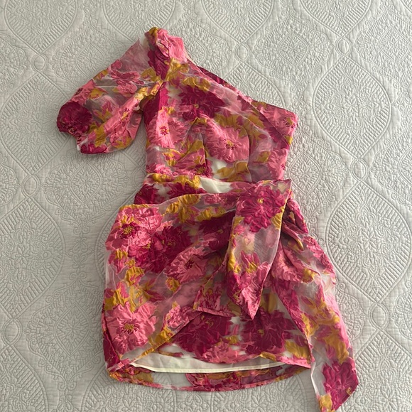 Showpo. Dresses & Skirts - ShowPo Brailey One Shoulder Puff Sleeve Mini Dress | Never Worn | Tags Attached